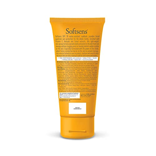 Softsens Baby Sunblock SPF 30 Light-weight, non greasy Lotion UVA & UVB Protection