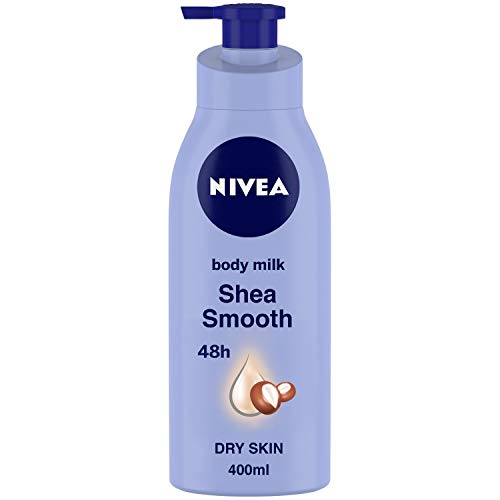 Nivea Body Lotion for Dry Skin | Shea Smooth | with Shea Butter | For Men and Women