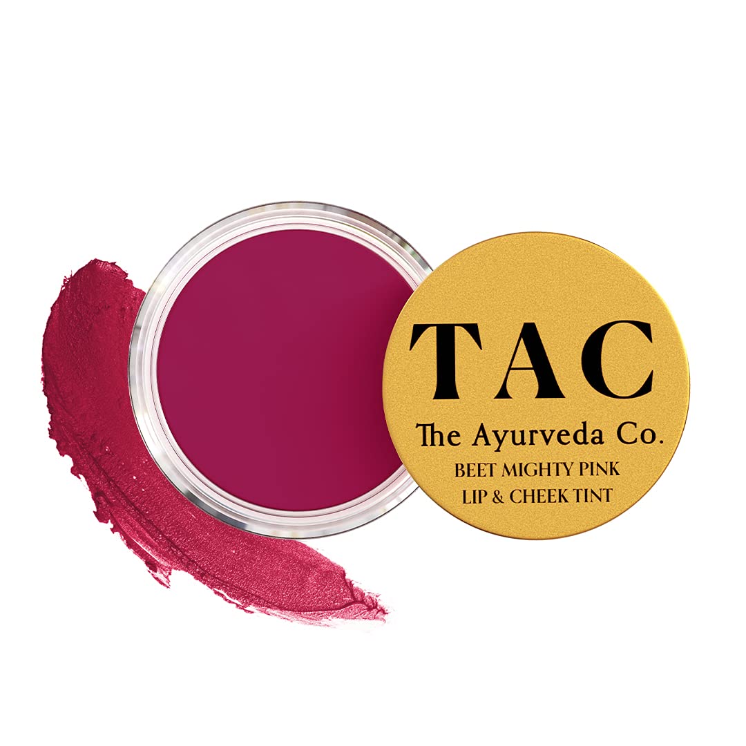 TAC Beet Mighty Lip and Cheek Tint Blush Lip Stain with Beetroot extracts | Beetroot Pink