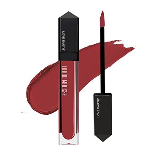 Love Earth Liquid Mousse Lipstick - Irish Coffee Matte Finish