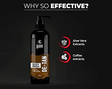 Beardo De-Tan Bodywash and De-Tan Facewash Combo