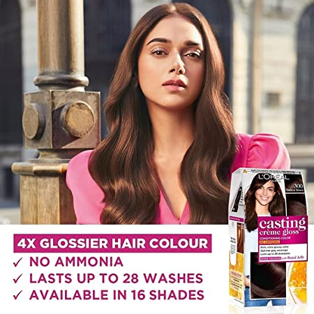 Loreal Paris Casting Creme Gloss Hair Color | Darkest Brown 300