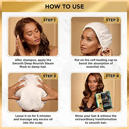 Loreal Paris Extraordinary Oil Smooth Steam Mask Paraben Free