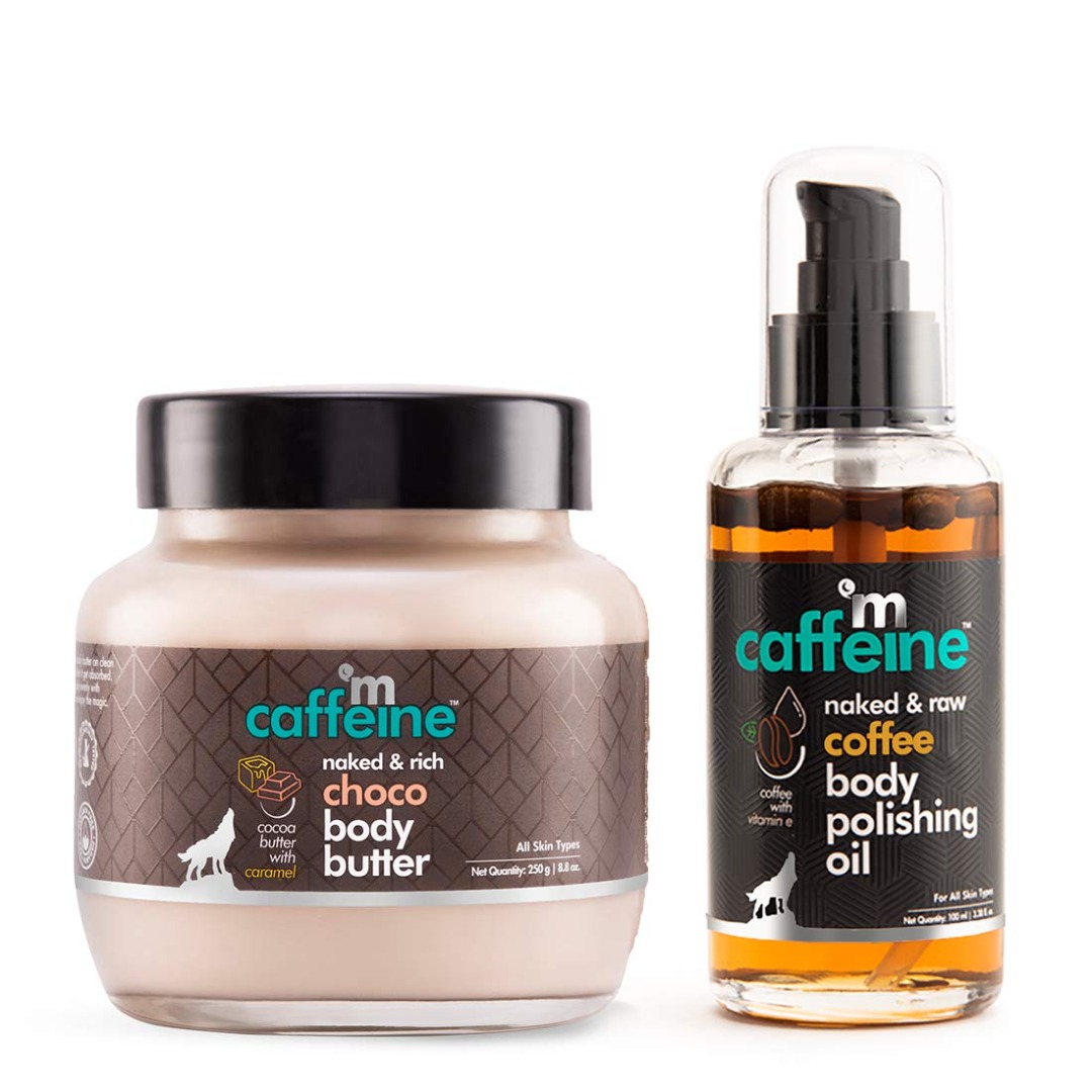 Mcaffeine Coffee-Choco Intense Moisturization Set - Pre and Post Shower