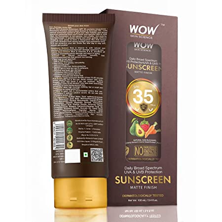 Wow Matte Finish Sunscreen Lotion SPF 35 Pa++