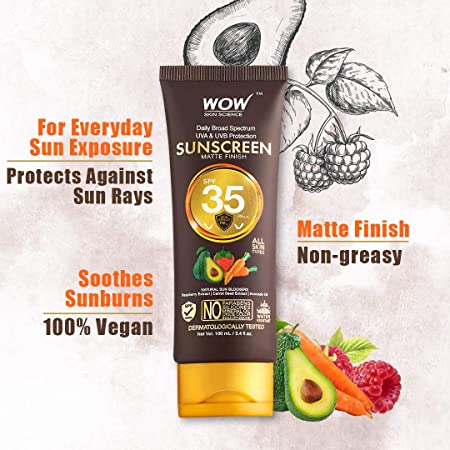 Wow Matte Finish Sunscreen Lotion SPF 35 Pa++