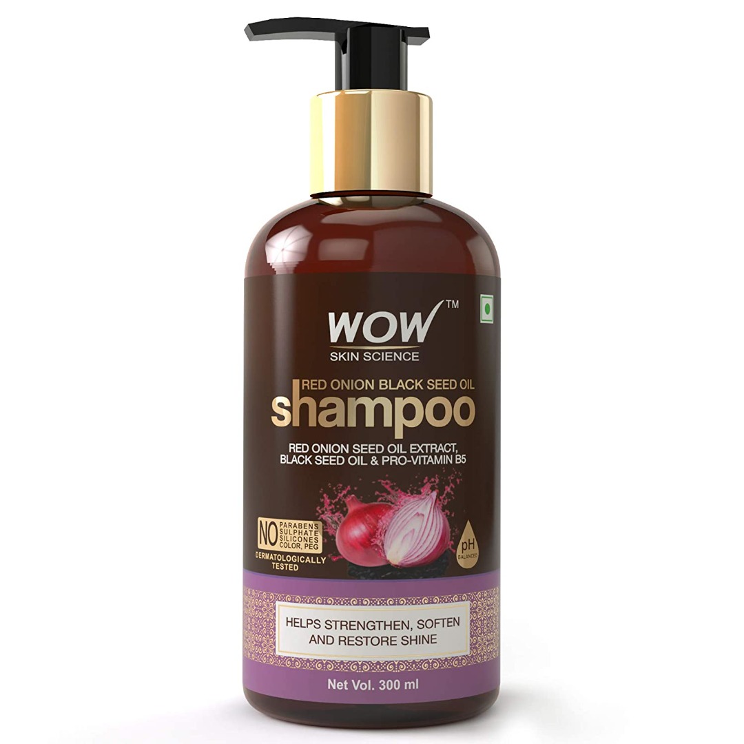 Wow Onion Black Seed Oil Hair Care Ultimate 4 Kit (Shampoo + Hair Conditioner + Hair Oil + Hair Mask), 1000ml