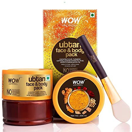 Wow Ubtan Face and Body Pack with Chickpea Flour