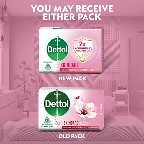 Dettol Skincare Moisturizing Bathing Soap Bar with Glycerine