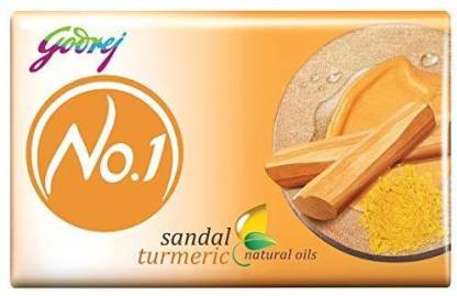 Godrej No1 Bathing Soap - Sandal and Turmeric, 150gm (Pack of 4)