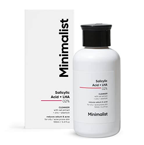 Minimalist 2 Percent Salicylic Acid Face Wash | Targeted Cleanser for Oily and Acne Prone Skin