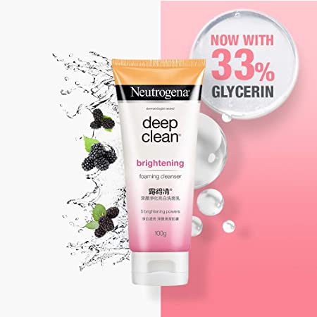 Neutrogena Deep Clean Brightnening Foaming Cleanser