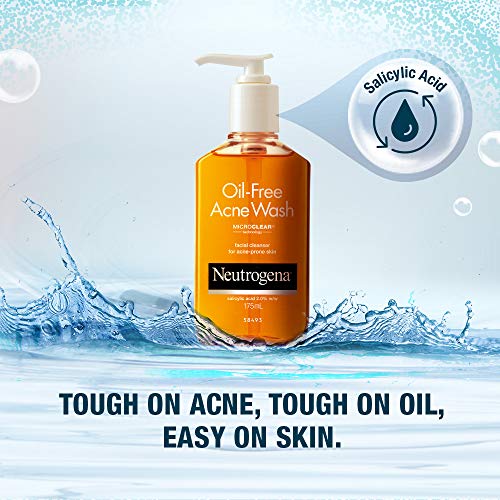 Neutrogena Oil Free Acne Wash For Acne Prone Skin With Salicylic Acid