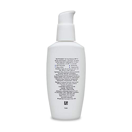 Neutrogena Oil Free Face Moisture SPF 15 For Normal To Oily Skin