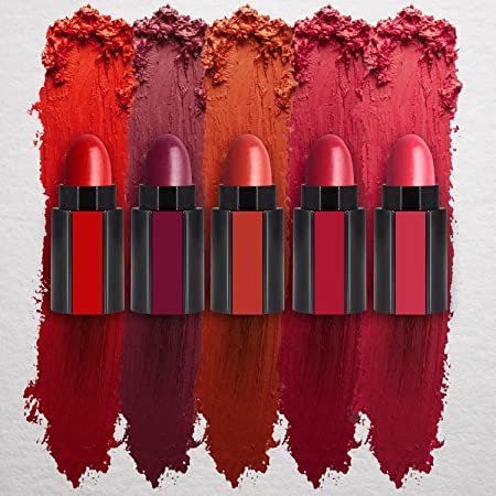 RENEE FAB 5 Matte Finish 5 in 1 Lipstick, 75gm, Multicolor