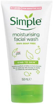 Simple Kind to Skin Moisturising Facial Wash | Gentle Cleanser for Sensitive Skin Care