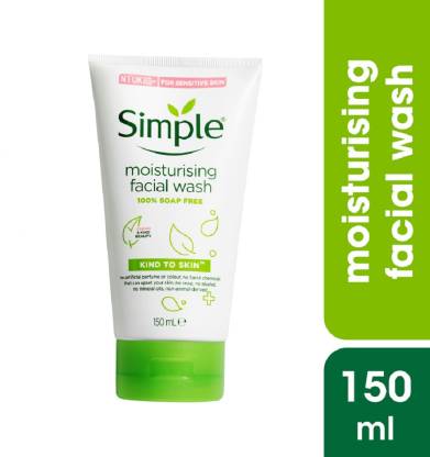Simple Kind to Skin Moisturising Facial Wash | Gentle Cleanser for Sensitive Skin Care