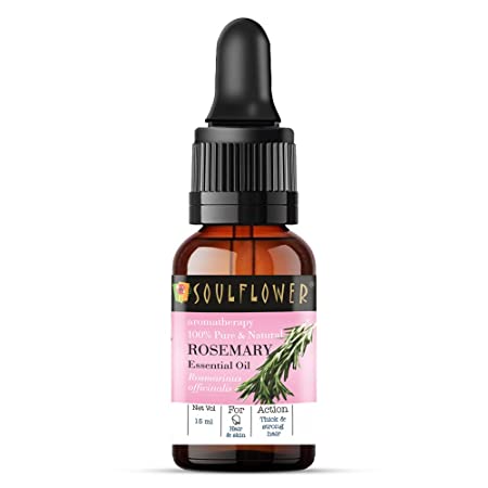 Soulflower Rosemary Essential Oil for Hair Growth