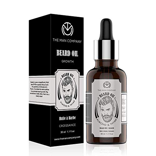 The Man Company Almond and Thyme Beard Combo - Beard Oil + Beard Wash