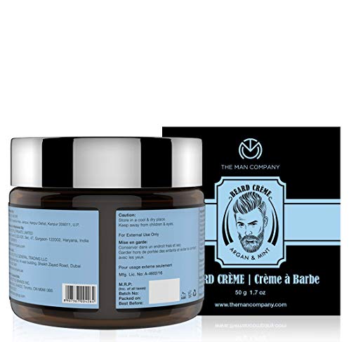 The Man Company Argan & Mint Beard Creme | Softens & Conditions Beard