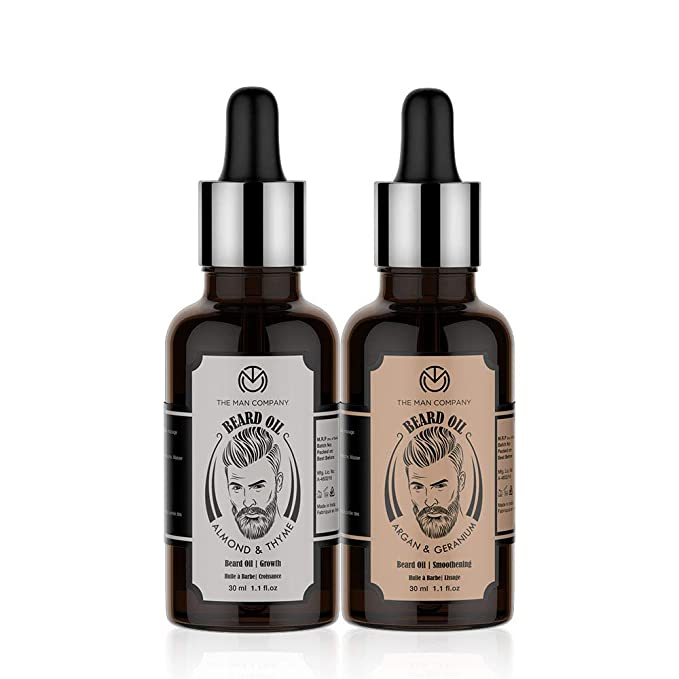 The Man Company Beard Growth Duo Oil | Promotes Healthy Beard Growth