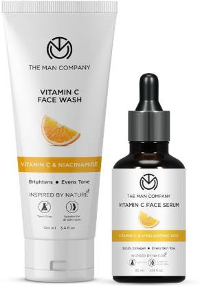 The Man Company Skin Shine - Face Serum + Face Wash
