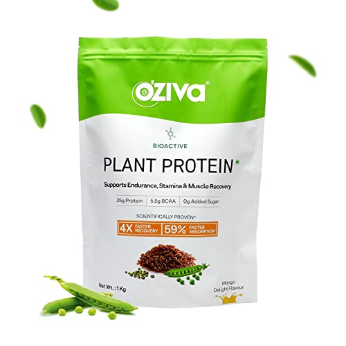 OZiva Bioactive Plant Protein | Mango Delight Flavour