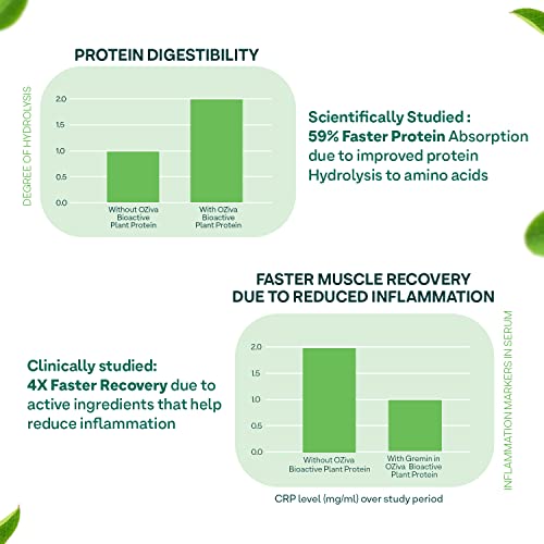 OZiva Bioactive Plant Protein | Mango Delight Flavour