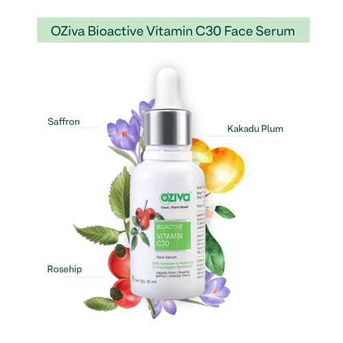 OZiva Bioactive Vitamin C30 Face Serum | For All Skin Types