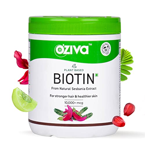 OZiva Biotin 10,000+ Mcg