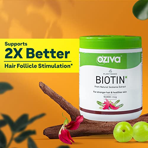 OZiva Biotin 10,000+ Mcg