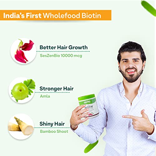 OZiva Biotin 10,000+ Mcg