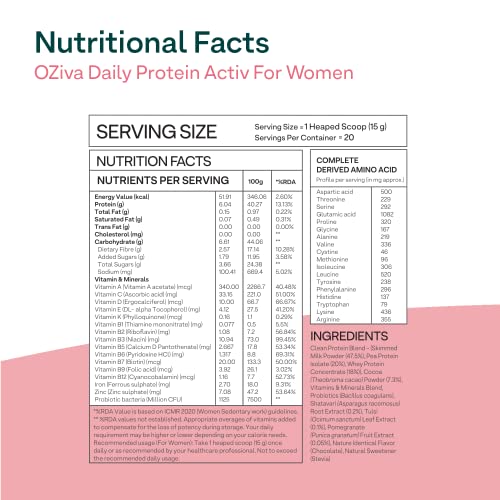 OZiva Daily Protein Activ For Women