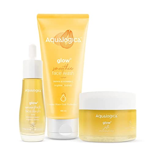 Aqualogica All in One Essentials Kit | Face Wash Serum and Gel Moisturizer Complete Skincare Set
