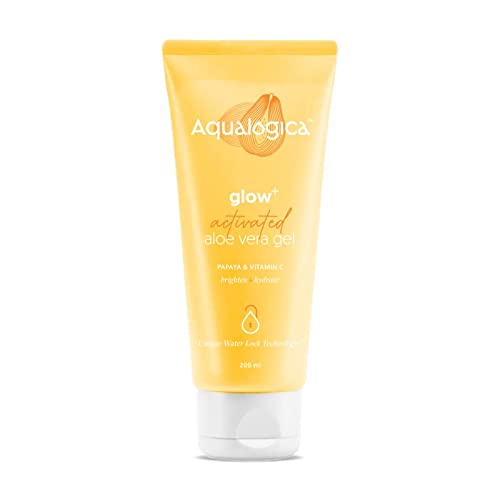 Aqualogica Glow+ Activated Aloe Vera Gel for Nourished Skin & Hair