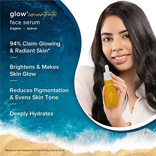 Aqualogica Glow+ Concentrate Face Serum for Glowing Skin & Skin Brightening with Vitamin C