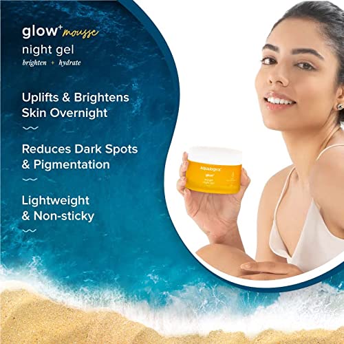 Aqualogica Glow+ Mousse Night Gel for Bright Plump Skin