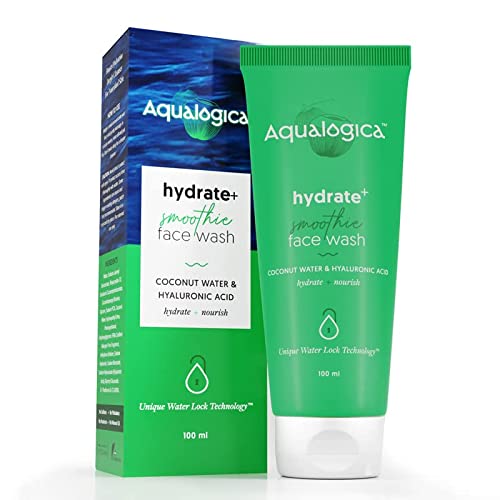 Aqualogica Hydrate Plus Face Wash with Coconut Water and Hyaluronic Acid | Deep Cleansing Hydrating Cleanser