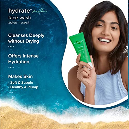 Aqualogica Hydrate Plus Face Wash with Coconut Water and Hyaluronic Acid | Deep Cleansing Hydrating Cleanser