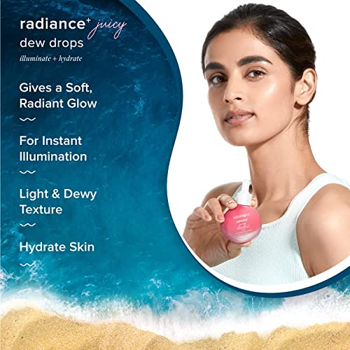 Aqualogica Radiance+ Juicy Dew Drops with Watermelon and Niacinamide | Face Serum | For All Skin Types