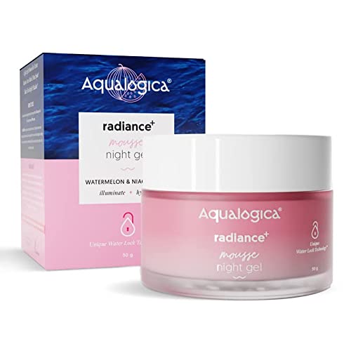 Aqualogica Radiance+ Mousse Night Gel With Watermelon &Niacinamide