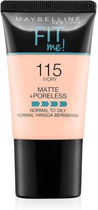 Maybelline New York Liquid Foundation, 115 Ivory, 18ml