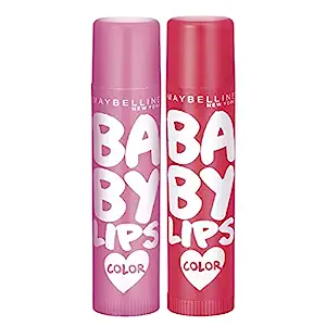 Maybelline New York Lip Balm | Pink | Red