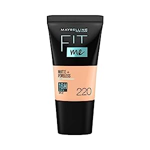 Maybelline New York Liquid Foundation, 220 Natural Beige, 18ml