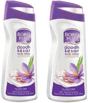Boroplus Body Lotion Provides 24Hrs Moisturisation 100% Ayurvedic Lotion, Pack of 2