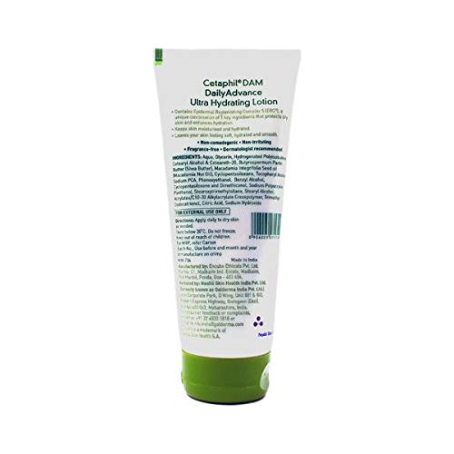 Cetaphil DAM Daily Advance Ultra Hydrating Lotion for Dry | Sensitive Skin