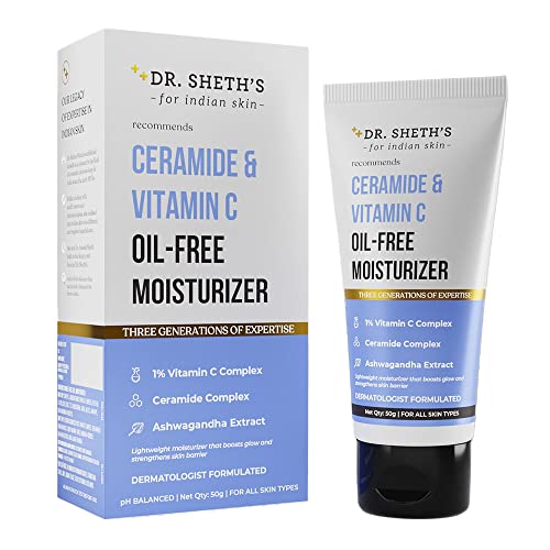 Dr. Sheths Ceramide &Vitamin C Oil Free | Lightweight Moisturizer