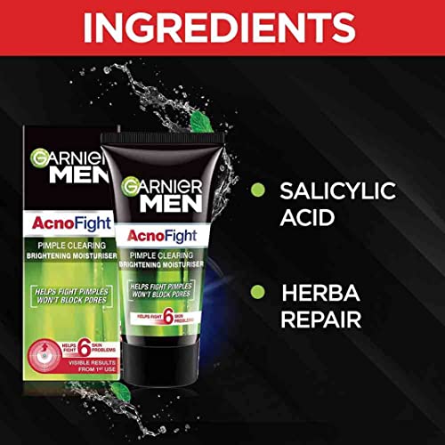 Garnier Men Brightening Moisturizer and Anti-Pimples, Acno Fight Moisturiser