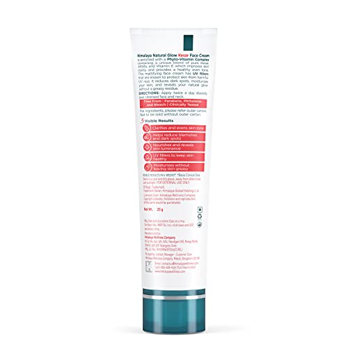 Himalaya Natural Glow Face Cream with Kesar and Alfalfa & Vit Complex