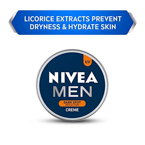 Nivea Men Creme - Dark Spot Reduction, Non Greasy Moisturizer, Cream With UV Protect